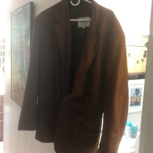 Men’s all Suede Brown Dinner Jacket, size 42